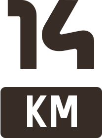 logo parcours 14 km